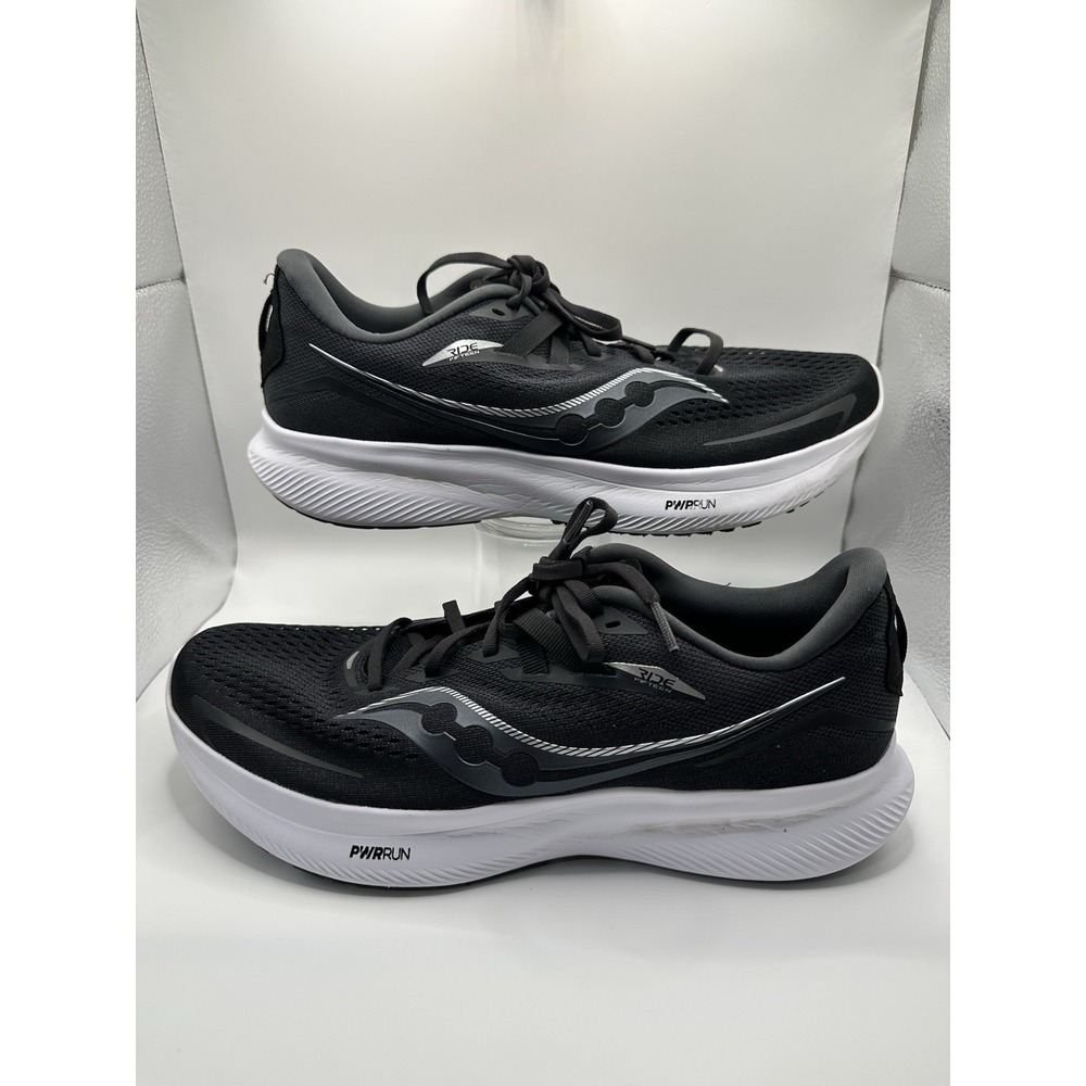 Size 11.5 - Saucony Ride 15 Black White